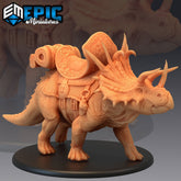 Triceratops Walking - The Printable Dragon